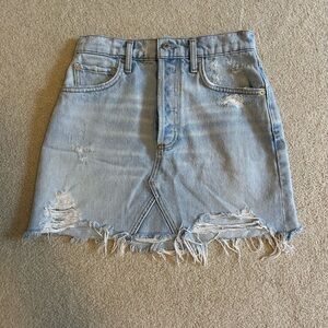 Agolde Denim Mini Skirt